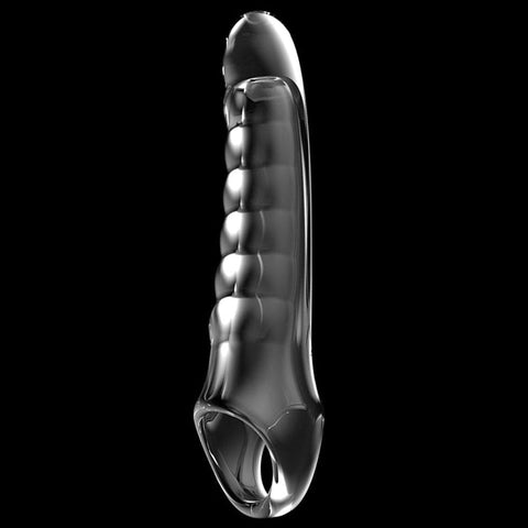 Adam & Eve Ridged Rider 7 Inch Penis Extension SLEEVES