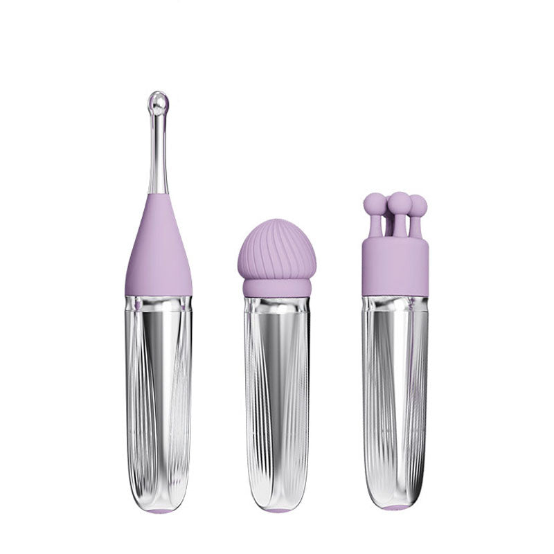 Adam & Eve Sweet Dreams Massager Kit 8 Tips Lavender Rechargeable STIMULATORS