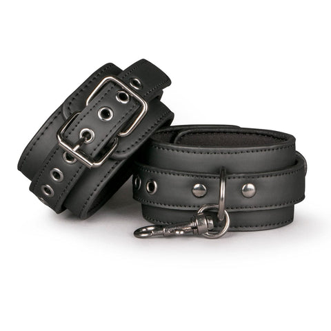 Adjustable Ankle Cuffs Black for Comfort and Control Black > Bondage Gear > Restraints