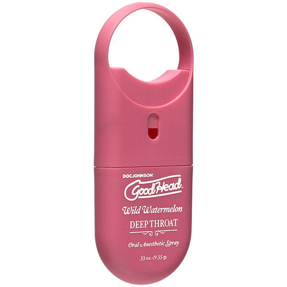GoodHead To Go Deep Throat Spray (Wild Watermelon) – Erotic Food and Edible Spray > Lube > Oral Gels & Sprays