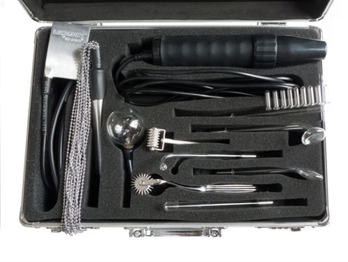 Kinklab Agent Noir Neon Wand Kit – ElectroErotic Sensation Set Electrosex Kit Secondary image