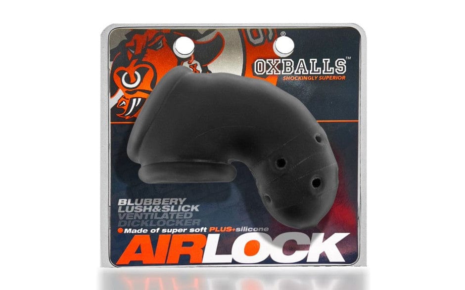 Airlock Air-Lite Vented Chastity Black Ice - Comfort and Style Secondary image
