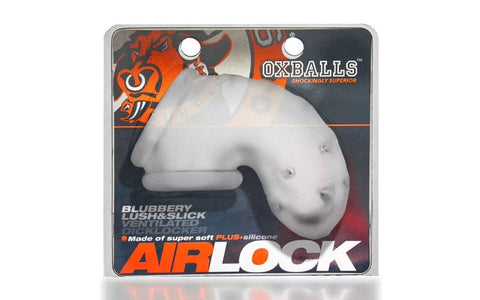 Airlock Air-Lite Vented Chastity Clear Ice for Maximum Comfort Cages