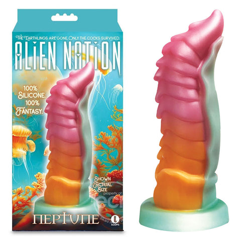 Alien Nation - Neptune 7 Inch Fantasy Girth Dong Coloured Fantasy Dongs