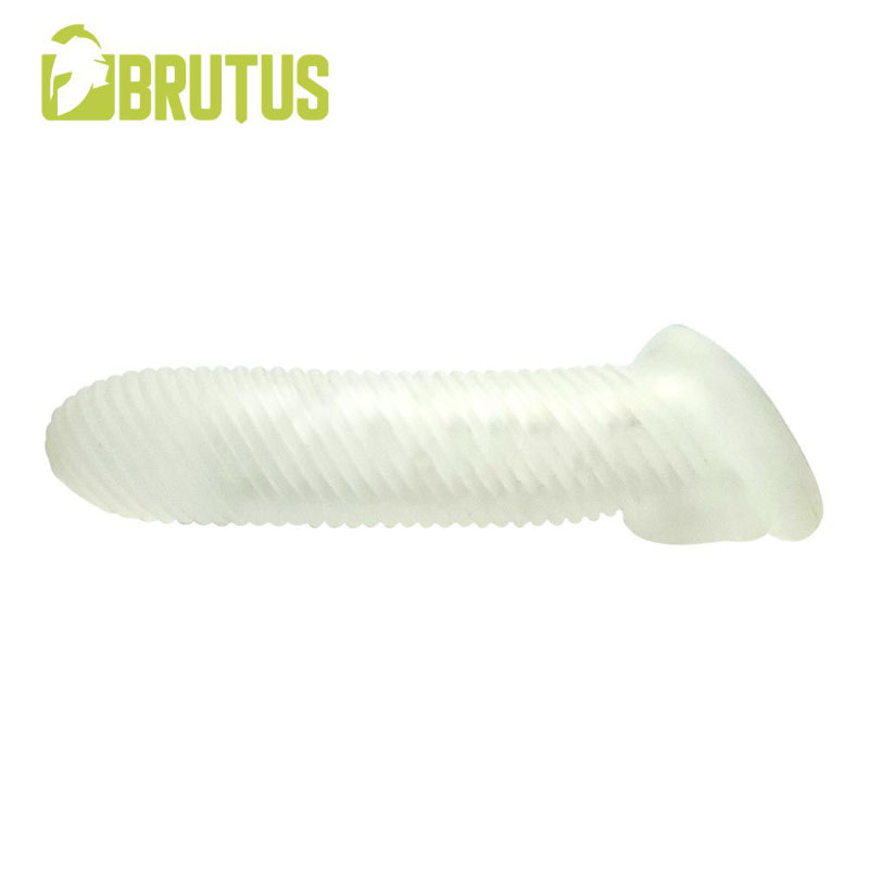Almighty Ribbed Cocksheath 18cm > Sex Toys For Men > Penis Sleeves