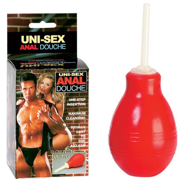 Anal Douche With Glow In The Dark Nozzle For Travel Douches