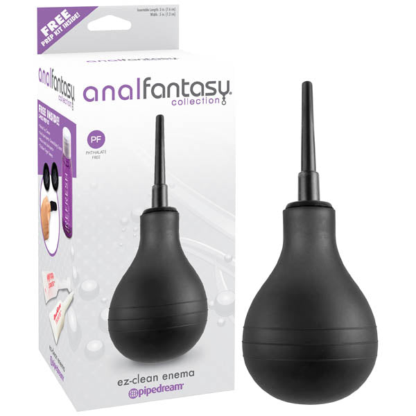 Anal Fantasy Collection EZ-Clean Enema Black Douches