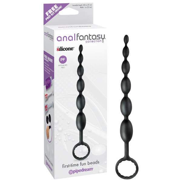 Anal Fantasy Collection First-Time Fun Beads Black 21 cm Anal Beads Default Title > Anal Range > Anal Beads