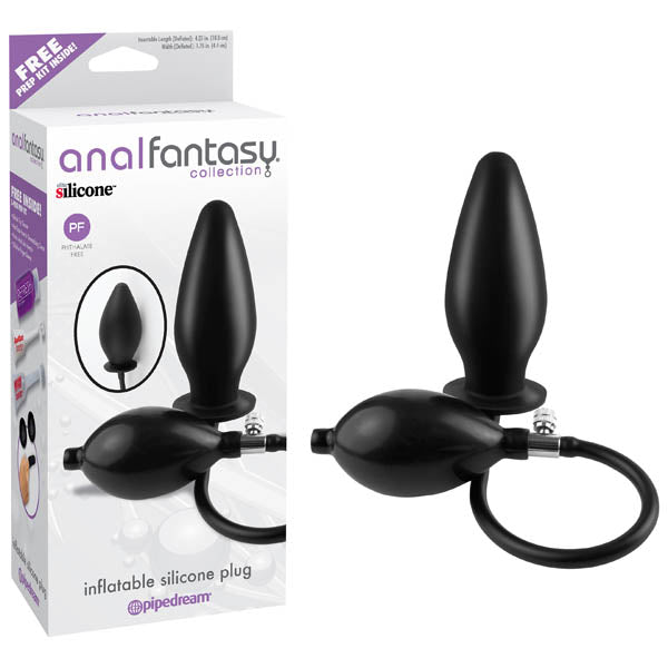 Anal Fantasy Collection Inflatable Silicone Plug - 10.8 cm Inflatable Plug