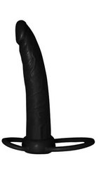 Anal Indulgence Collection 15.2 cm Silicone Double Prober - Black > Anal Range > Prostate Plugs