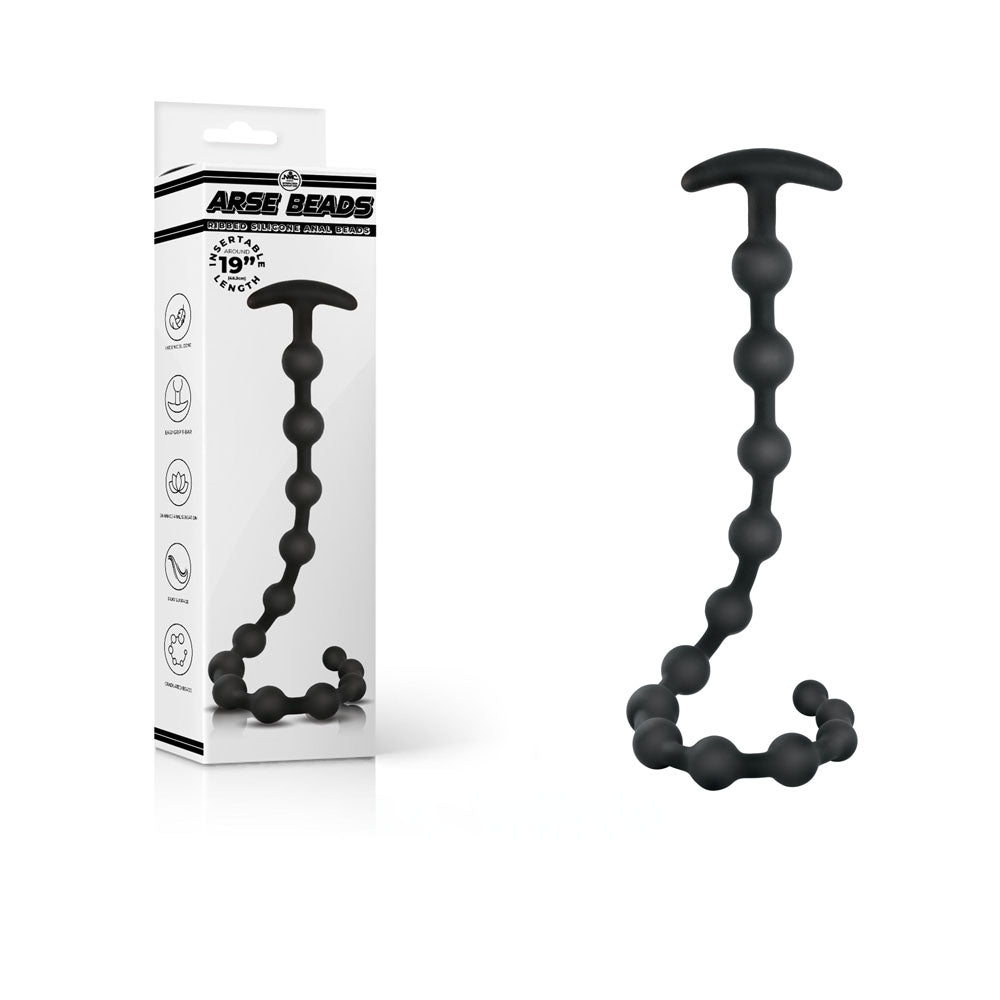 Arse Beads (Silicone, 48 cm 19 Inches) – Premium Anal Beads > Anal Range > Oversized Anal Toys