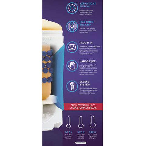 Autoblow 2plus Extra Tight Edition Size C Strokers - Premium