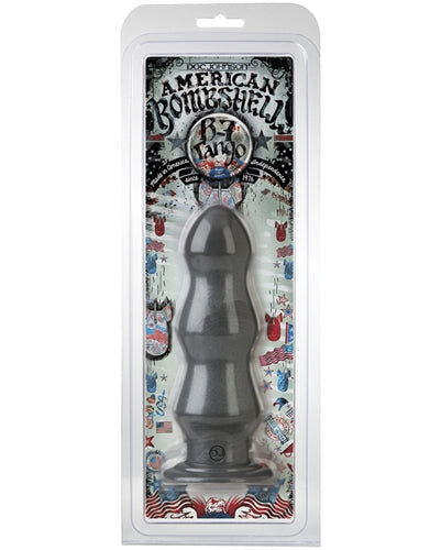 B-7 Tango 7 Inch Anal Dildo (Gun Metal) – Triple Ripple Design Anal Dildo > Anal Range > Oversized Anal Toys