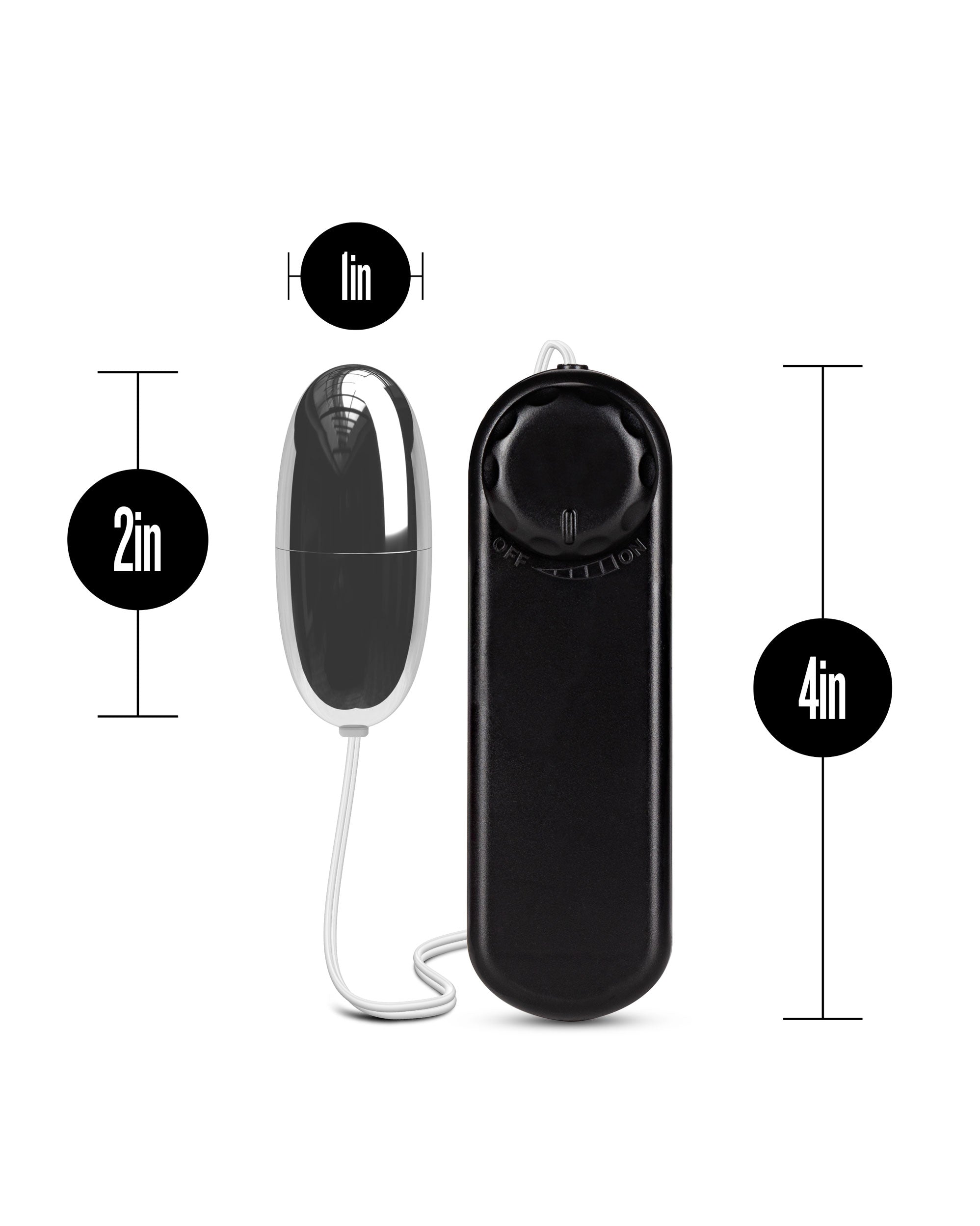 B Yours Power Bullet Silver Multi-Speed Waterproof Toy BULLETS