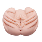 Crazy Bull Vibrating Spread Torso – Vibrating Masturbator Beige > Sex Toys For Men > Assbators