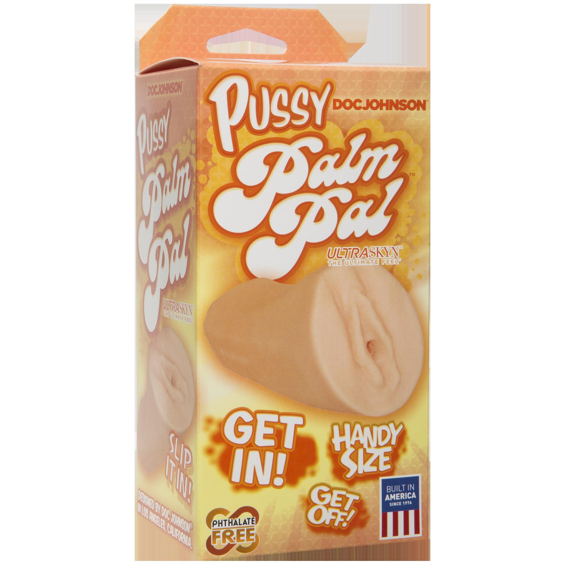 Palm Pal Ultraskyn Pussy Masturbator White Strokers - Manual