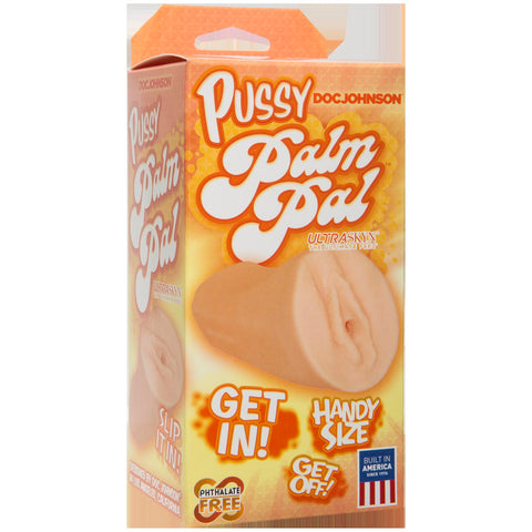 Palm Pal Ultraskyn Pussy Masturbator White Strokers - Manual