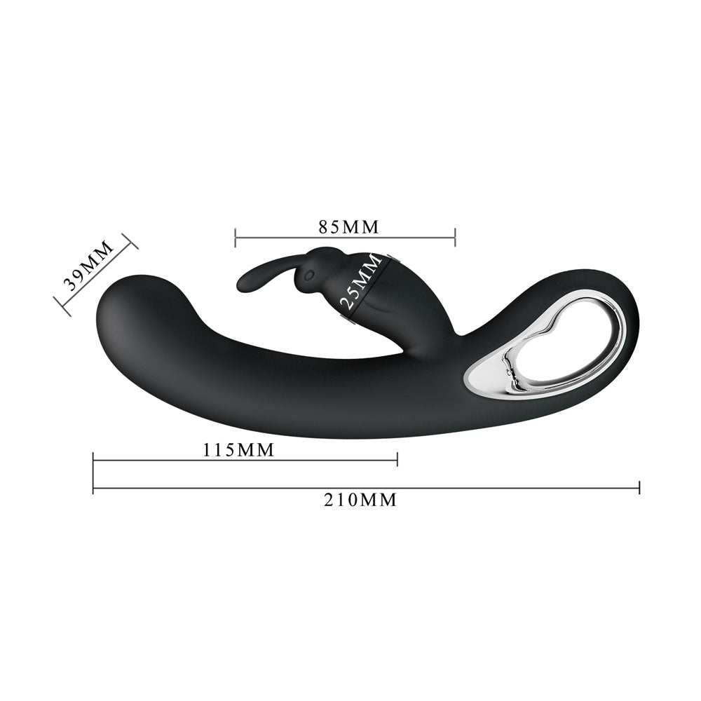 Party Up Colin Rabbit Vibe 21 Cm USB Rechargeable Rabbit Vibrator VIBRATORS-RABBIT