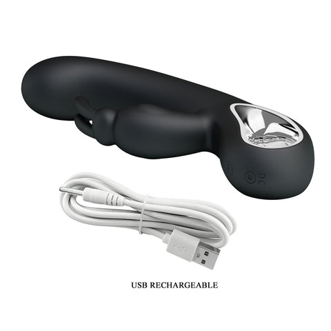 Party Up Colin Rabbit Vibe 21 Cm USB Rechargeable Rabbit Vibrator VIBRATORS-RABBIT