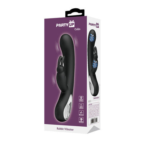 Party Up Colin Rabbit Vibe 21 Cm USB Rechargeable Rabbit Vibrator VIBRATORS-RABBIT