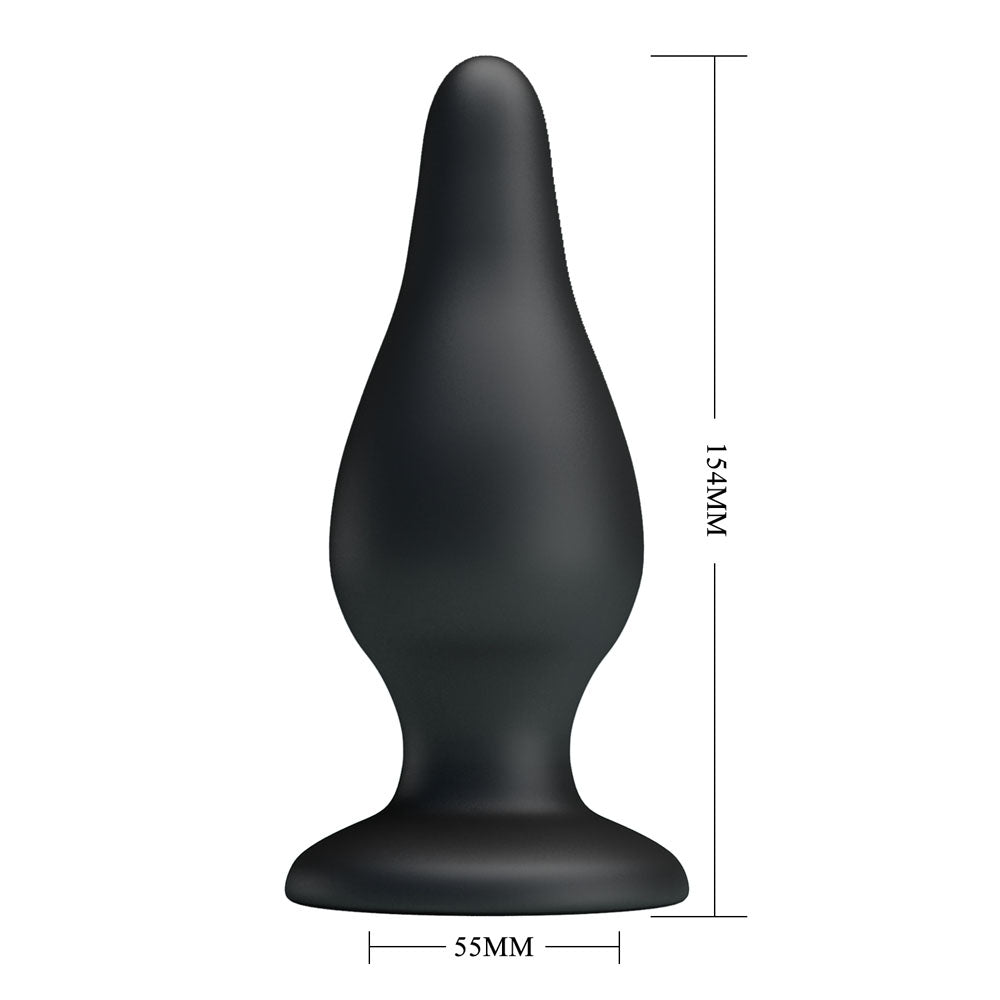 Party Up Jeremy Butt Plug 15.4 cm Smooth Silicone Anal Toy Butt Plugs