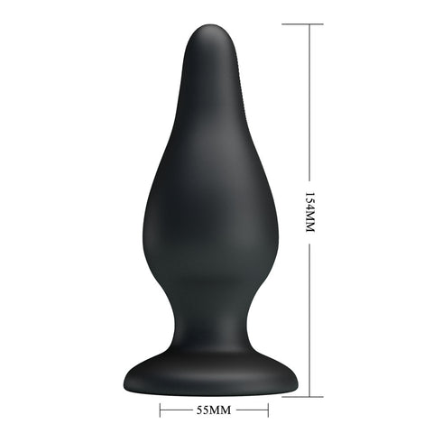 Party Up Jeremy Butt Plug 15.4 cm Smooth Silicone Anal Toy Butt Plugs