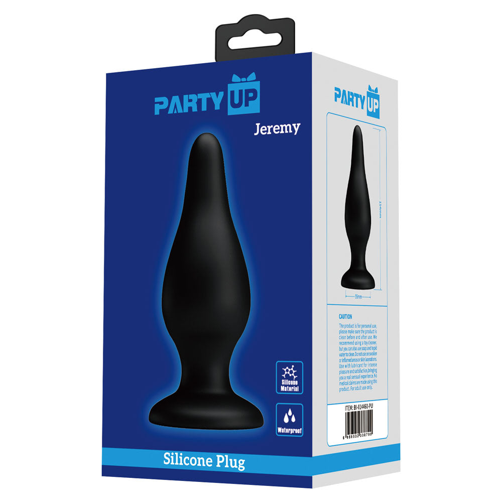 Party Up Jeremy Butt Plug 15.4 cm Smooth Silicone Anal Toy Butt Plugs