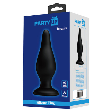 Party Up Jeremy Butt Plug 15.4 cm Smooth Silicone Anal Toy Butt Plugs