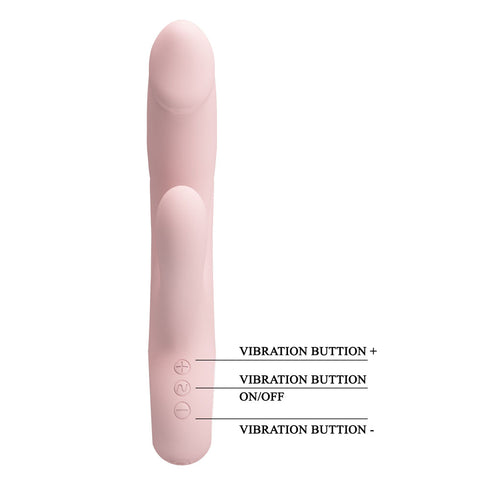 Party Up Dave Rabbit Vibe 19 Cm USB Rechargeable Rabbit Vibrator VIBRATORS-RABBIT