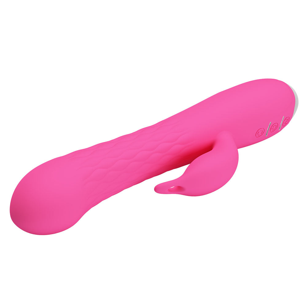 Party Up Eric Rotating Beads Vibrator 20.5 Centimeter Rabbit Vibrator with Rotating Bead Shaft > Vibrators > Ladies > Rabbit Multi