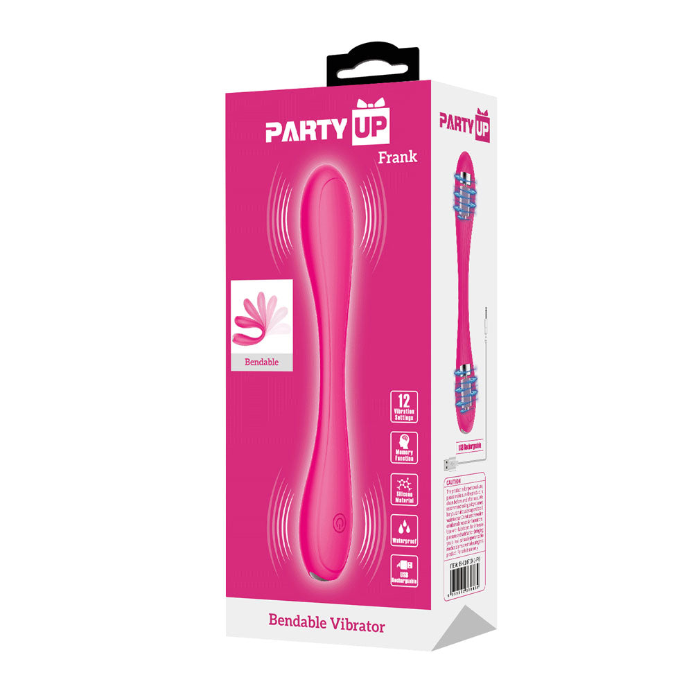 Party Up Frank Bendable Vibe 17.1 Centimeter Bendable Vibrator Vibrators