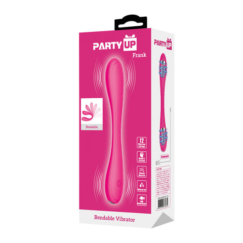 Party Up Frank Bendable Vibe 17.1 Centimeter Bendable Vibrator Vibrators
