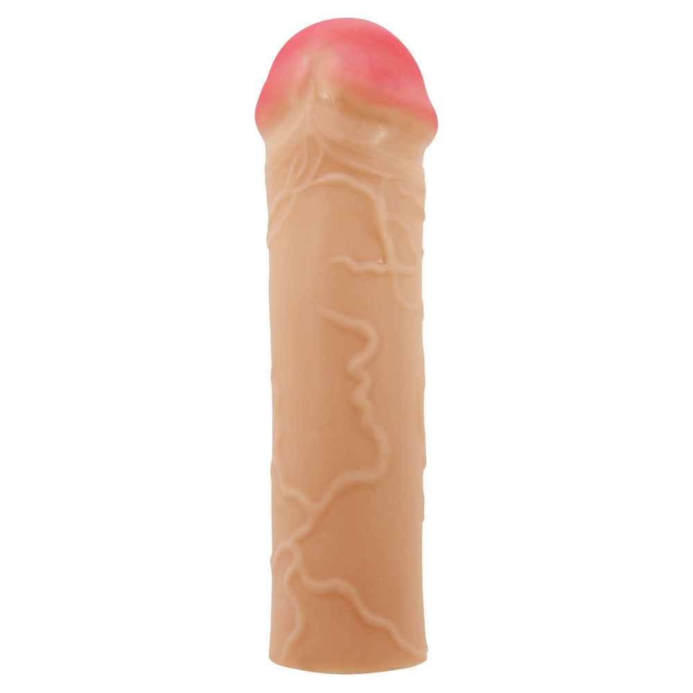 Party Up Oscar (Clear) – 1 Inch Penis Extender Sleeve > Sex Toys For Men > Penis Sleeves