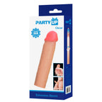 Party Up Oscar (Clear) – 1 Inch Penis Extender Sleeve > Sex Toys For Men > Penis Sleeves
