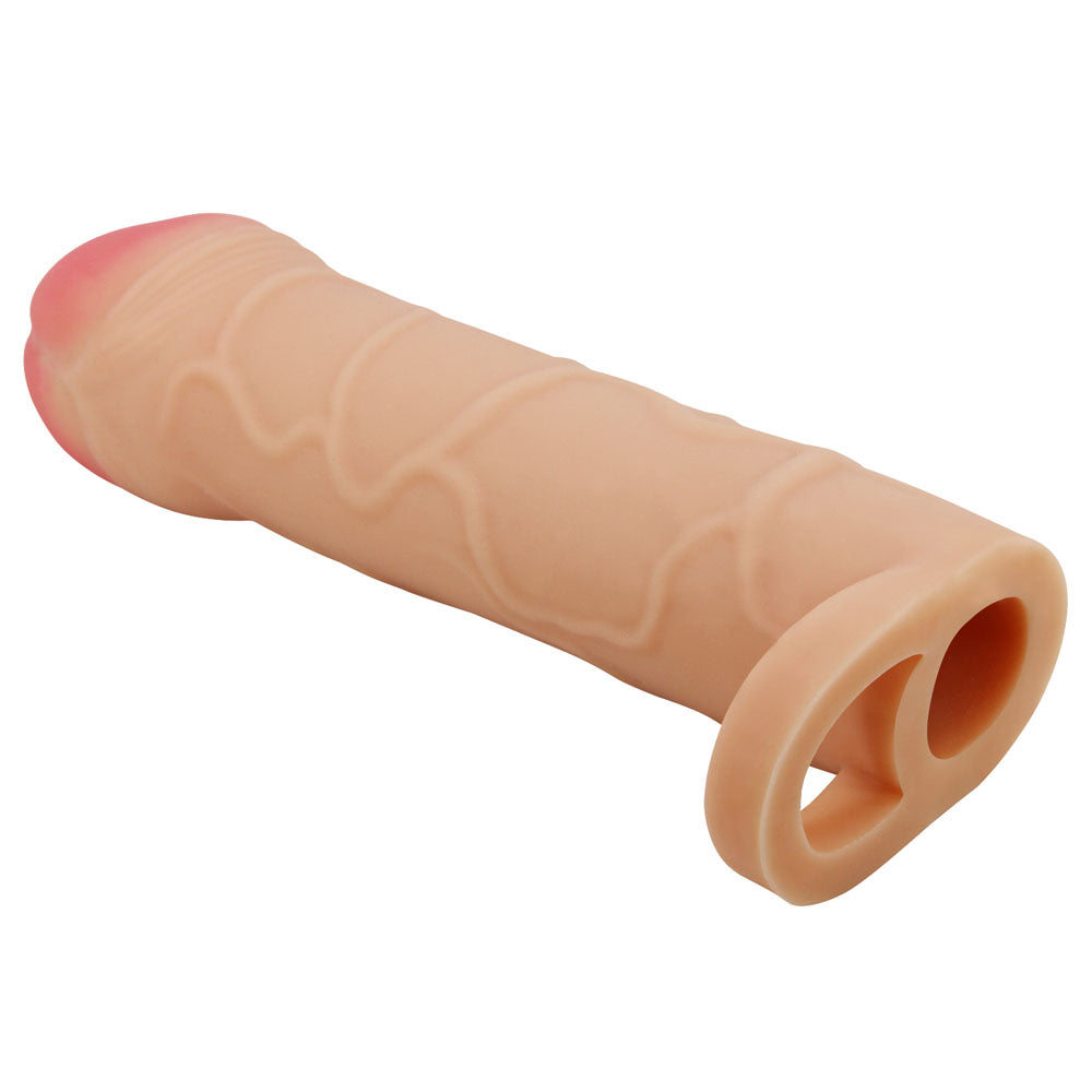 Party Up Owen One Inch Extender Sleeve with Ball Strap Penis Extender Sleeve SLEEVES