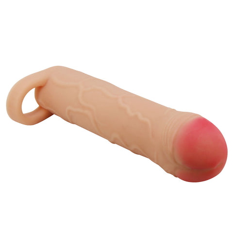 Party Up Owen One Inch Extender Sleeve with Ball Strap Penis Extender Sleeve SLEEVES