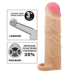 Party Up Richard 3 Inch Extender Sleeve with Ball Strap – Penis Extender Sleeve > Sex Toys For Men > Penis Sleeves