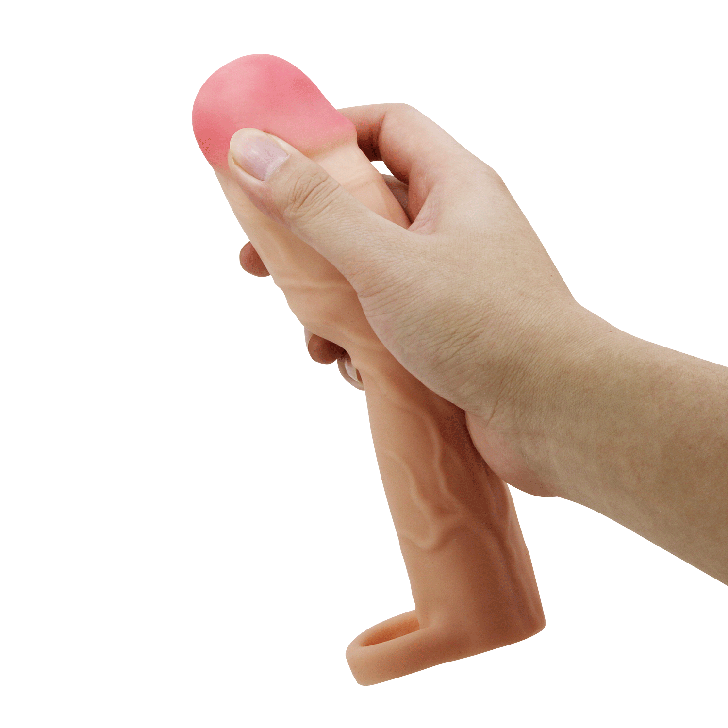 Party Up Richard 3 Inch Extender Sleeve with Ball Strap – Penis Extender Sleeve > Sex Toys For Men > Penis Sleeves