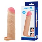 Party Up Richard 3 Inch Extender Sleeve with Ball Strap – Penis Extender Sleeve > Sex Toys For Men > Penis Sleeves