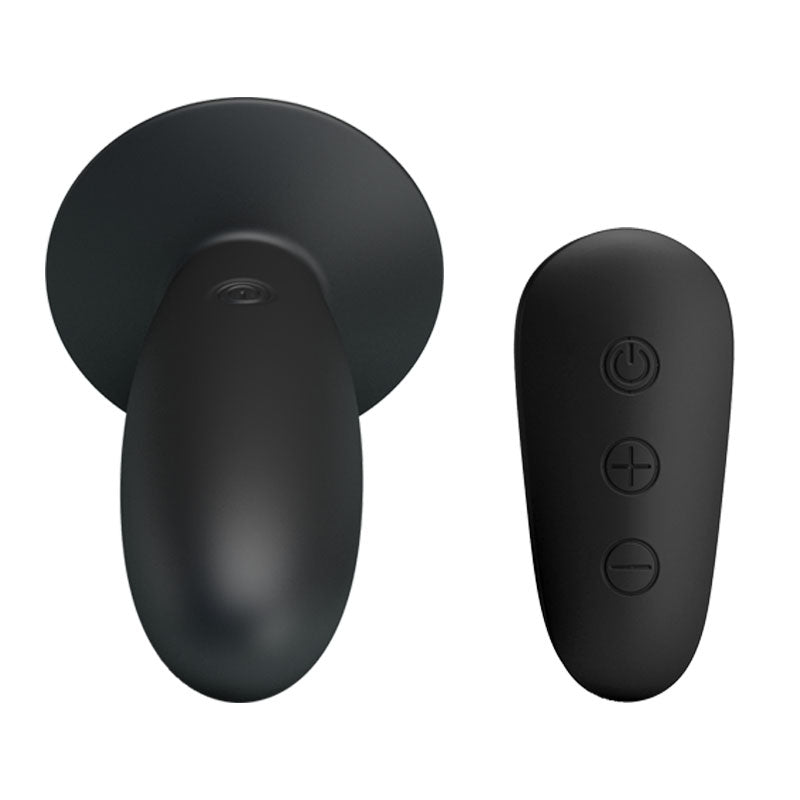 Pretty Love Mr. Play (Black) – Remote-Controlled Silicone Vibrating Anal Plug > Anal Range > Vibrating Butt Plugs