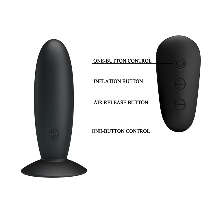 Mr Play Remote Control Vibrating Anal Plug USB Rechargeable Butt Plug with Wireless Remote Butt Plugs - Vibrating