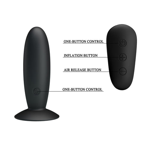 Mr Play Remote Control Vibrating Anal Plug USB Rechargeable Butt Plug with Wireless Remote Butt Plugs - Vibrating