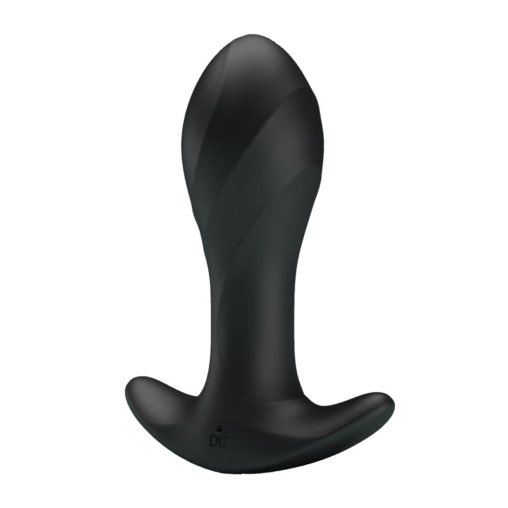 Party Up Keith Vibrating Butt Plug - 10.5 cm USB Rechargeable Anal Toy with 12 Vibration Functions Butt Plugs - Vibrating