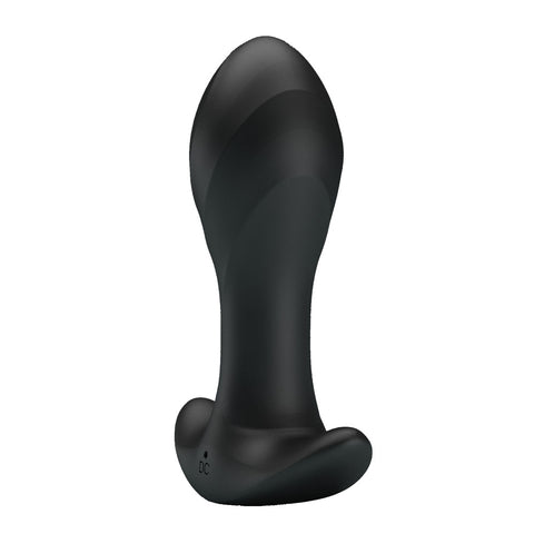 Party Up Keith Vibrating Butt Plug - 10.5 cm USB Rechargeable Anal Toy with 12 Vibration Functions Butt Plugs - Vibrating