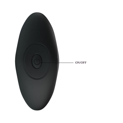 Party Up Keith Vibrating Butt Plug - 10.5 cm USB Rechargeable Anal Toy with 12 Vibration Functions Butt Plugs - Vibrating