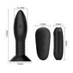 Mr Play Rotation Beads Anal Plug Beaded Butt Plug with Wireless Remote > Anal Range > Vibrating Butt Plugs