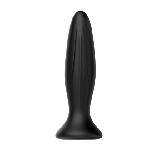 Mr Play Vibrating Anal Plug Silicone Waterproof Black > Anal Range > Vibrating Butt Plugs