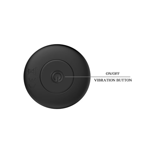 Mr Play Vibrating Anal Plug Silicone Waterproof Black > Anal Range > Vibrating Butt Plugs