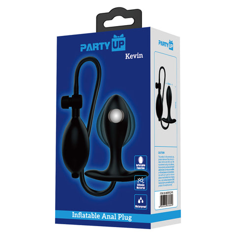 Party Up Kevin Inflatable Butt Plug - 9.1 Centimeter Inflatable Anal Toy > Anal Range > Anal Inflatables