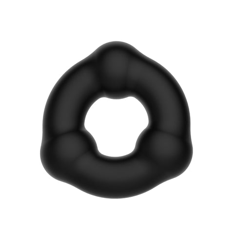 Crazy Bull Beaded Cock Ring Adjustable Black Size COCK RINGS